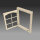 Einzelfenster mit Rundbogen 765x990mm, links